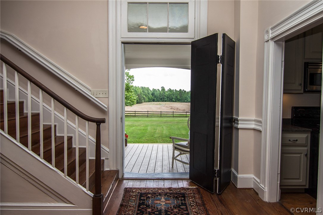 2328 Stormont Road Saluda, VA 23149 - Photo 20 of 49 Folding back door to lovely rear porch. Wonderful