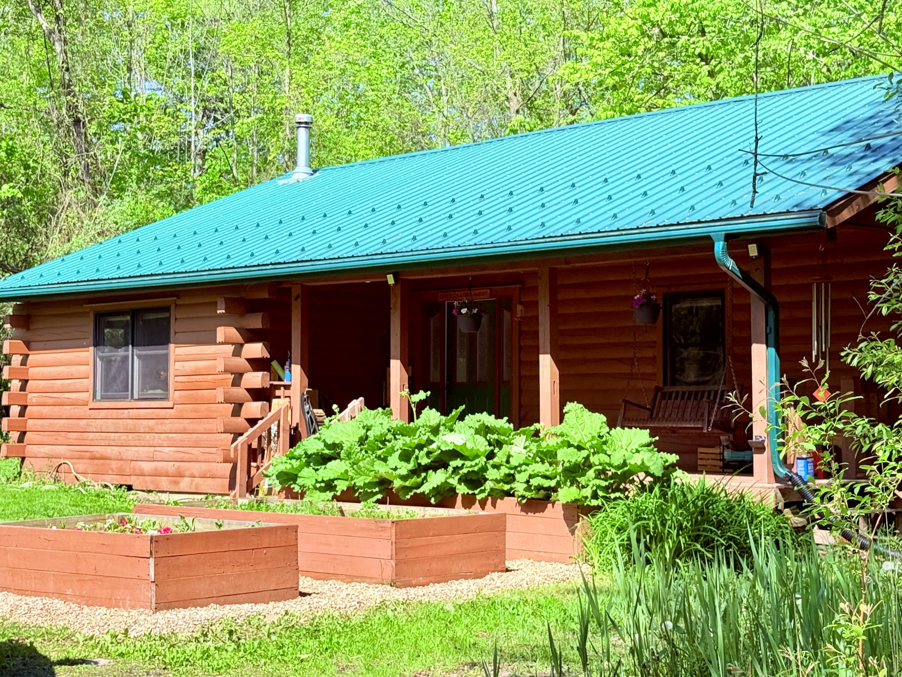 Inviting front porch.