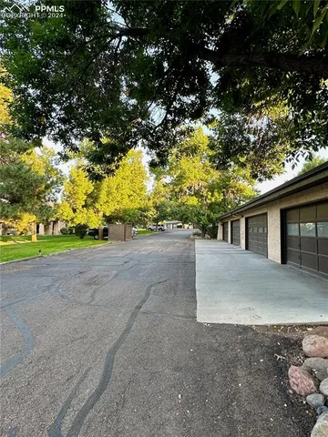 a view of car garage