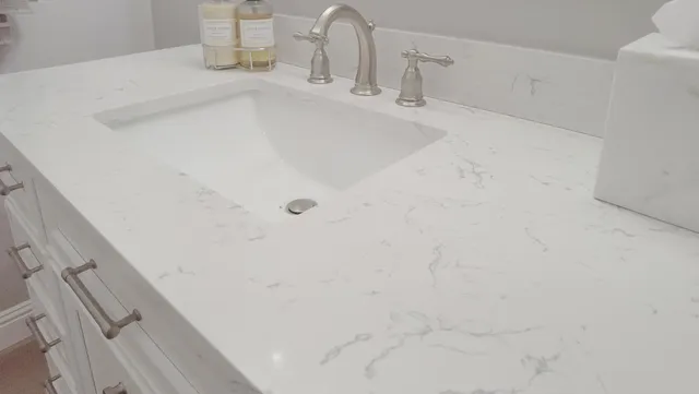 a view of a hallway with windows