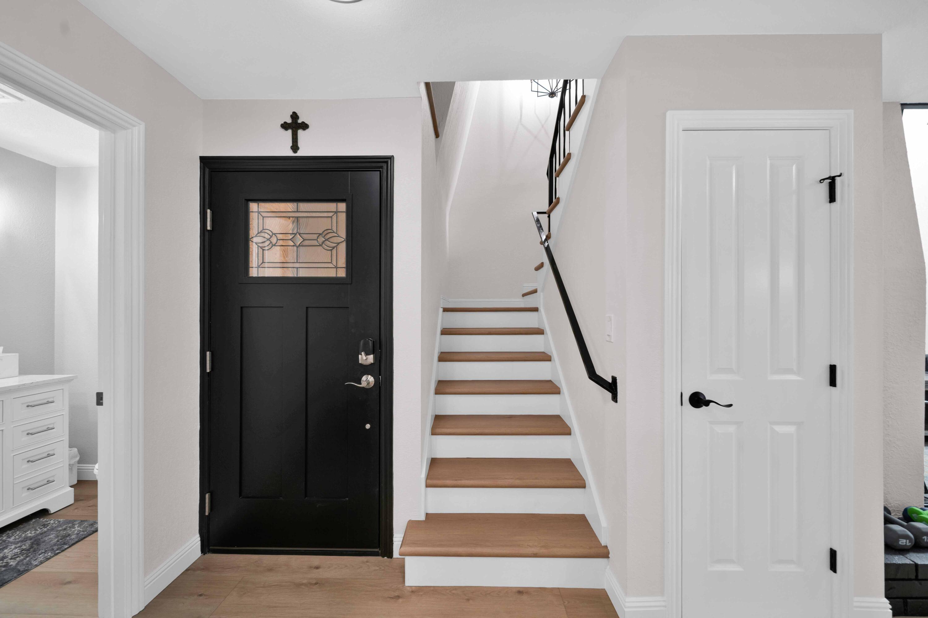 1928 Bechelli Lane Redding, CA 96002 - Photo 20 of 67 Stairway, Front Door from Inside