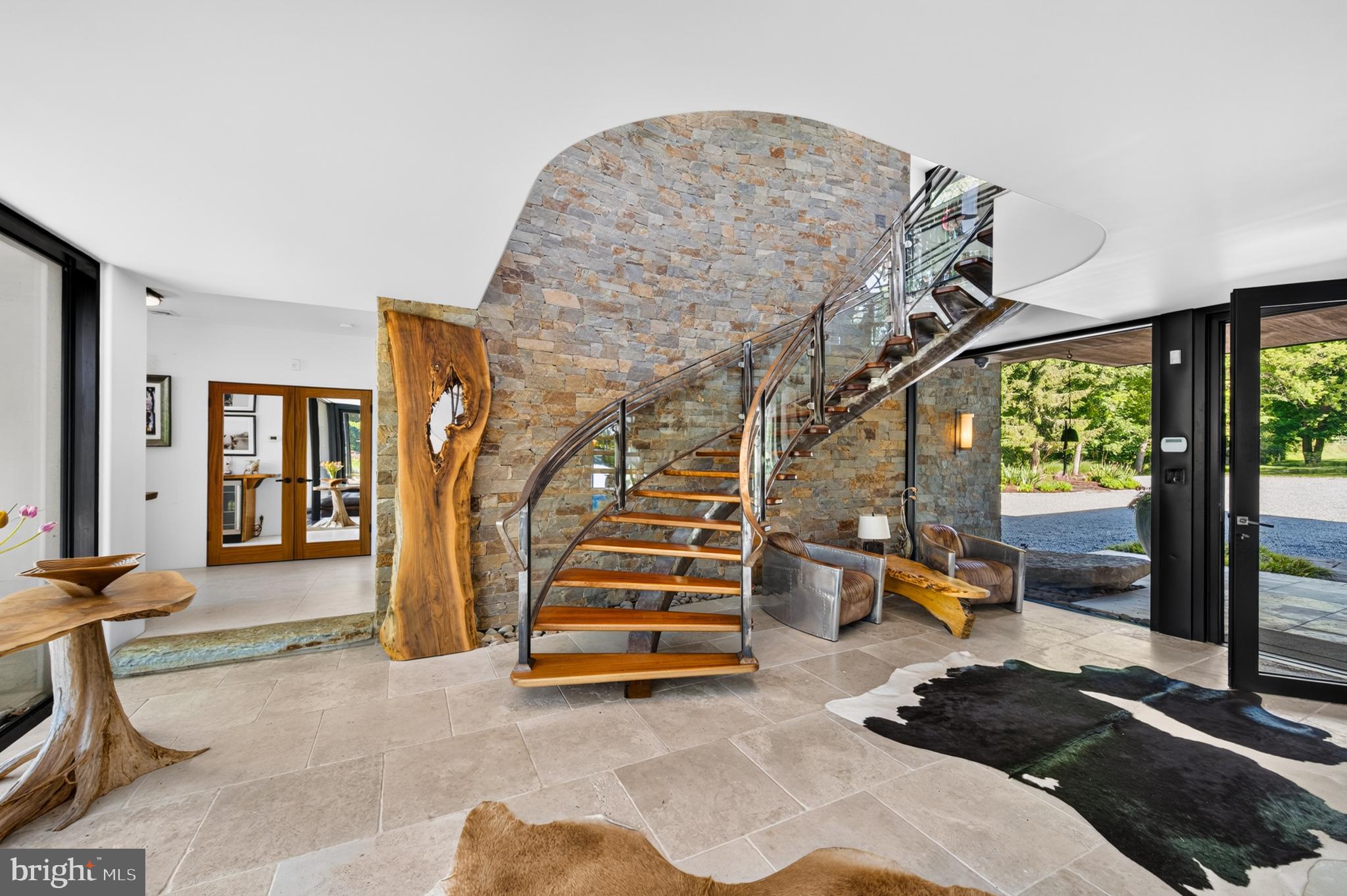 1574 Camp Linden Road West Chester, PA 19382 - Photo 16 of 61 Indoor courtyard entry with spiral stairs