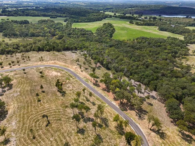a view of a lake with a mountain