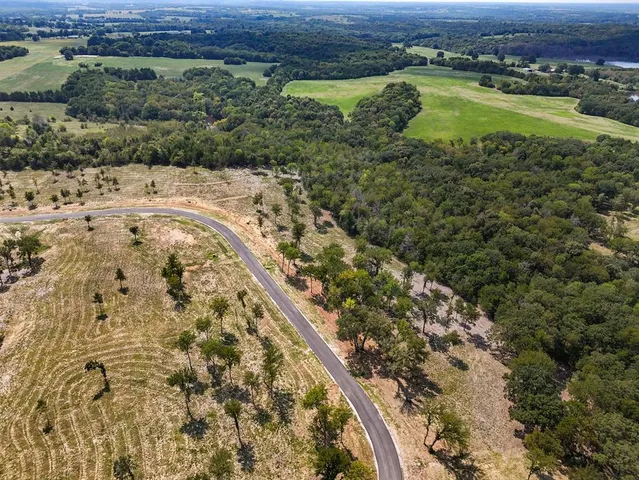 a view of a lake with a mountain