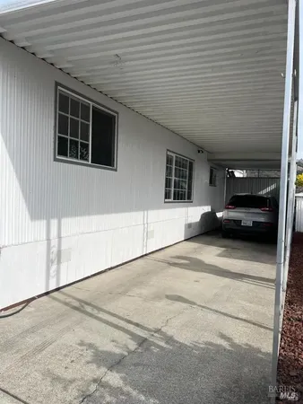 a car parked in front of house