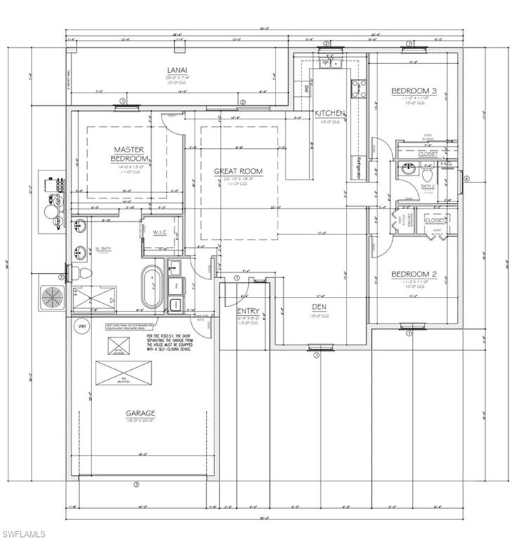 6006 Stratton Road Fort Myers, FL 33905 - Photo 27 of 27 View of home floor plan
