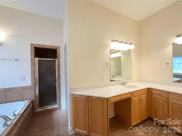 a bathroom with a sink a vanity and a mirror