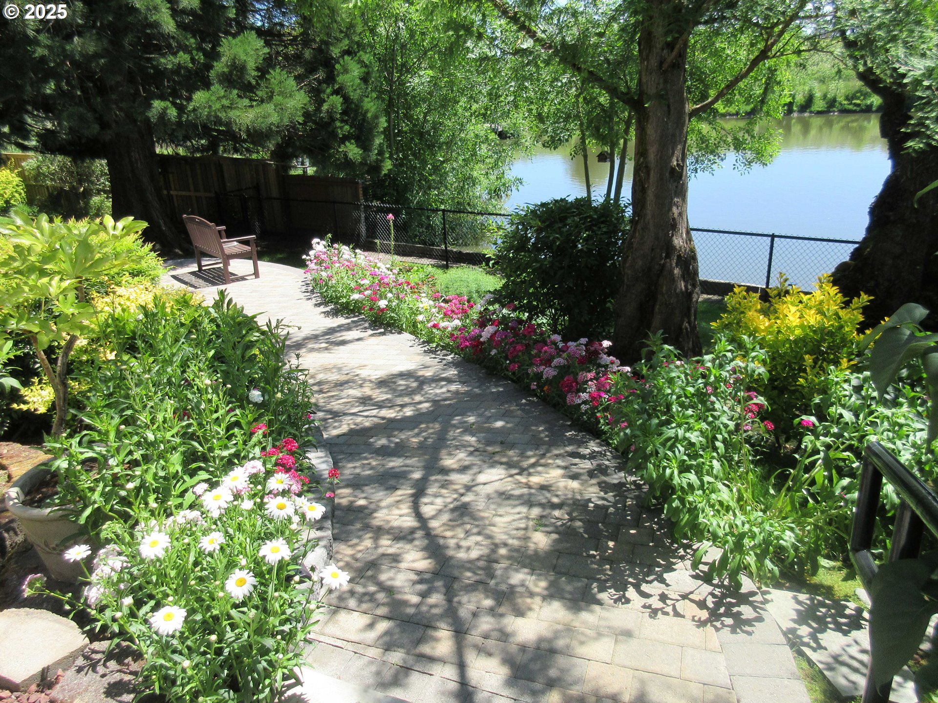920 Hermanson Street Woodburn, OR 97071 - Photo 45 of 48 a backyard of a house with lots of green space and trees all around