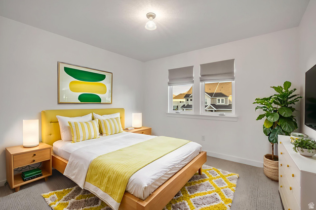1058 Lilac Way Mapleton, UT 84664 - Photo 18 of 28 Virtually staged Bedroom featuring baseboards