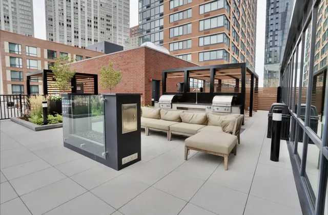 a dinning table and chairs in the patio