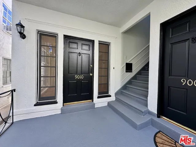 a view of an entryway door