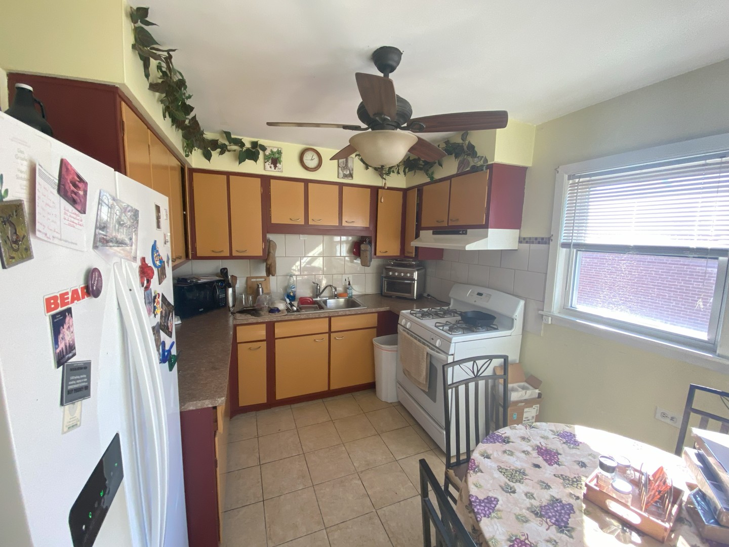 1541 Homestead Road La Grange Park, IL 60526 - Photo 5 of 11 a kitchen with stainless steel appliances granite countertop a sink and dishwasher a refrigerator with wooden floor