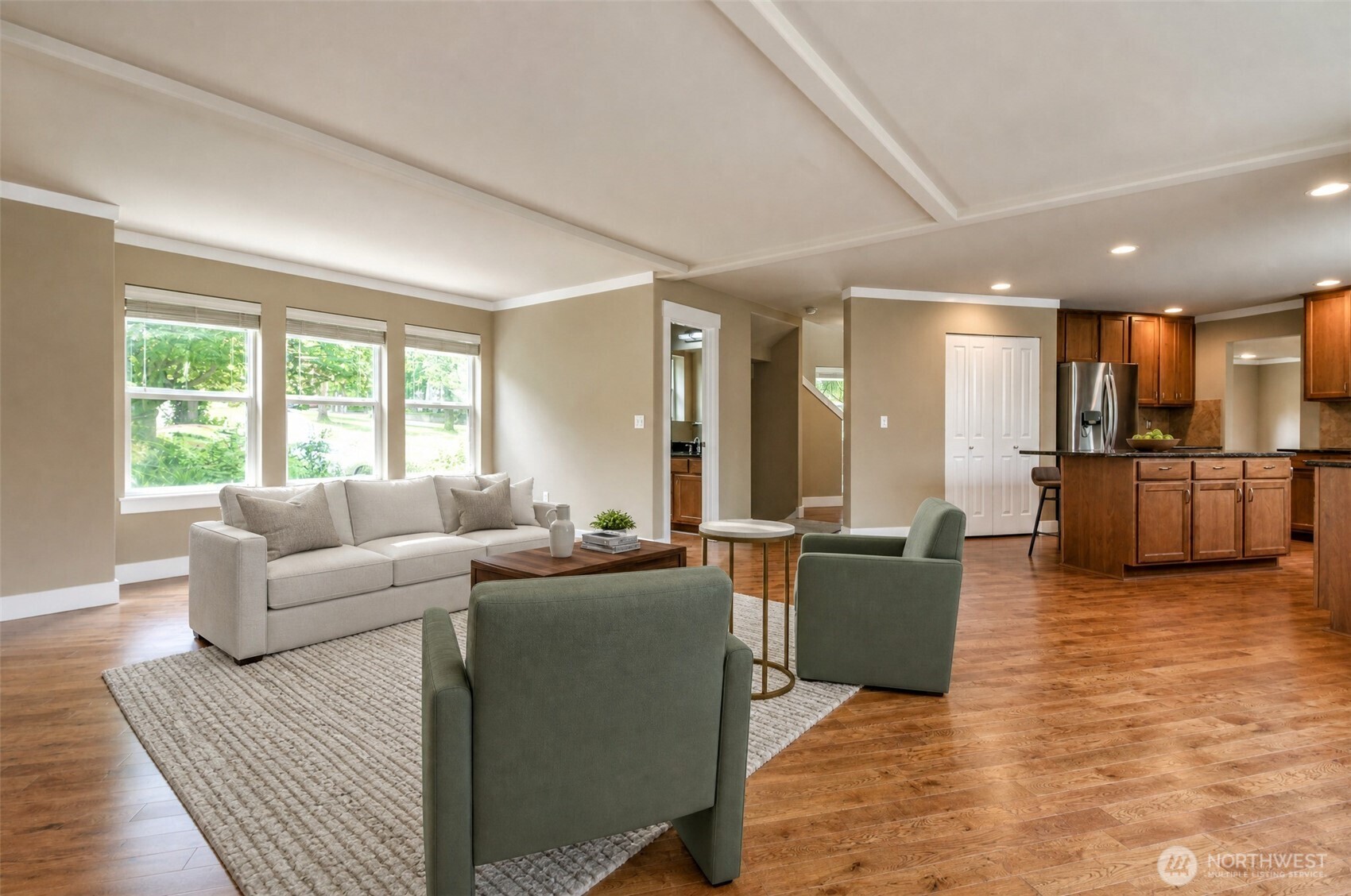 3000 South Mt Baker Boulevard Seattle, WA 98144 - Photo 17 of 40 a living room with furniture and a large window