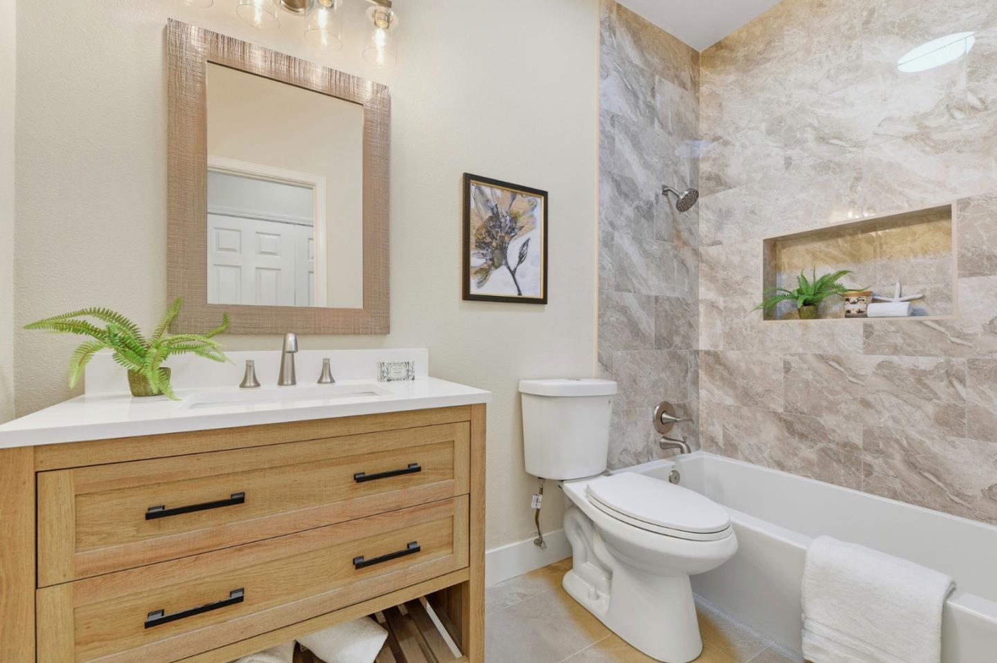 101 Glen Alpine Court Mountain View, CA 94043 - Photo 18 of 38 a bathroom with a sink mirror vanity and toilet