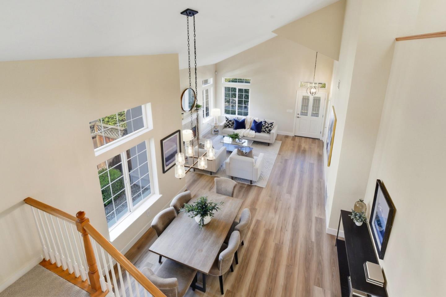 101 Glen Alpine Court Mountain View, CA 94043 - Photo 19 of 38 a living room with furniture and a wooden floor