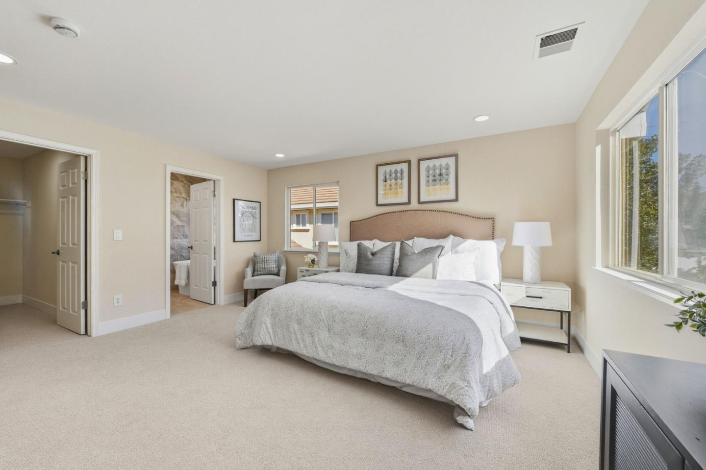 101 Glen Alpine Court Mountain View, CA 94043 - Photo 21 of 38 a bedroom with a bed and a couch