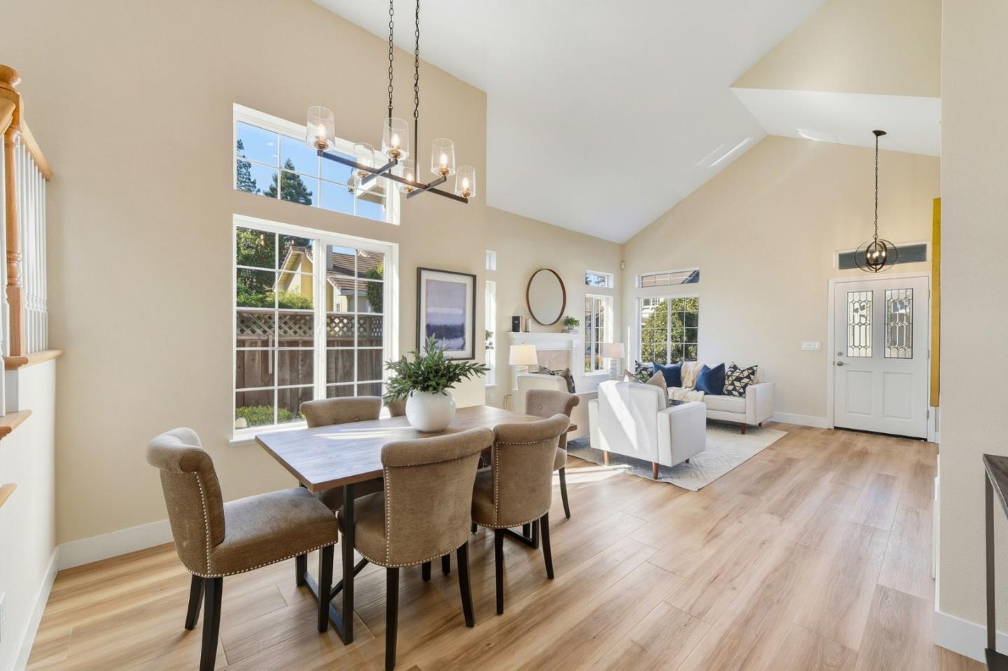 101 Glen Alpine Court Mountain View, CA 94043 - Photo 8 of 38 a view of a dining room with furniture window and wooden floor