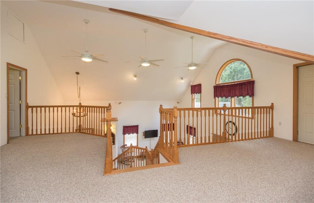 604 Golf Course Road Aliquippa, PA 15001 - Photo 10 of 23 Upper loft area leads to bedrooms and upper balcony overlooking back yard.