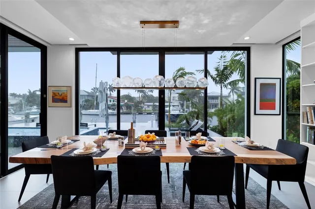 a bedroom with a bed and a television