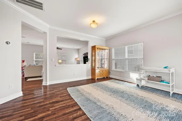 a view of livingroom with furniture and window