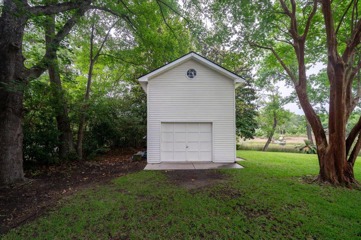 375 Seewee Circle Mount Pleasant, SC 29464 - Photo 43 of 57 Garage shed in rear of home
