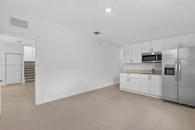 a view of empty room