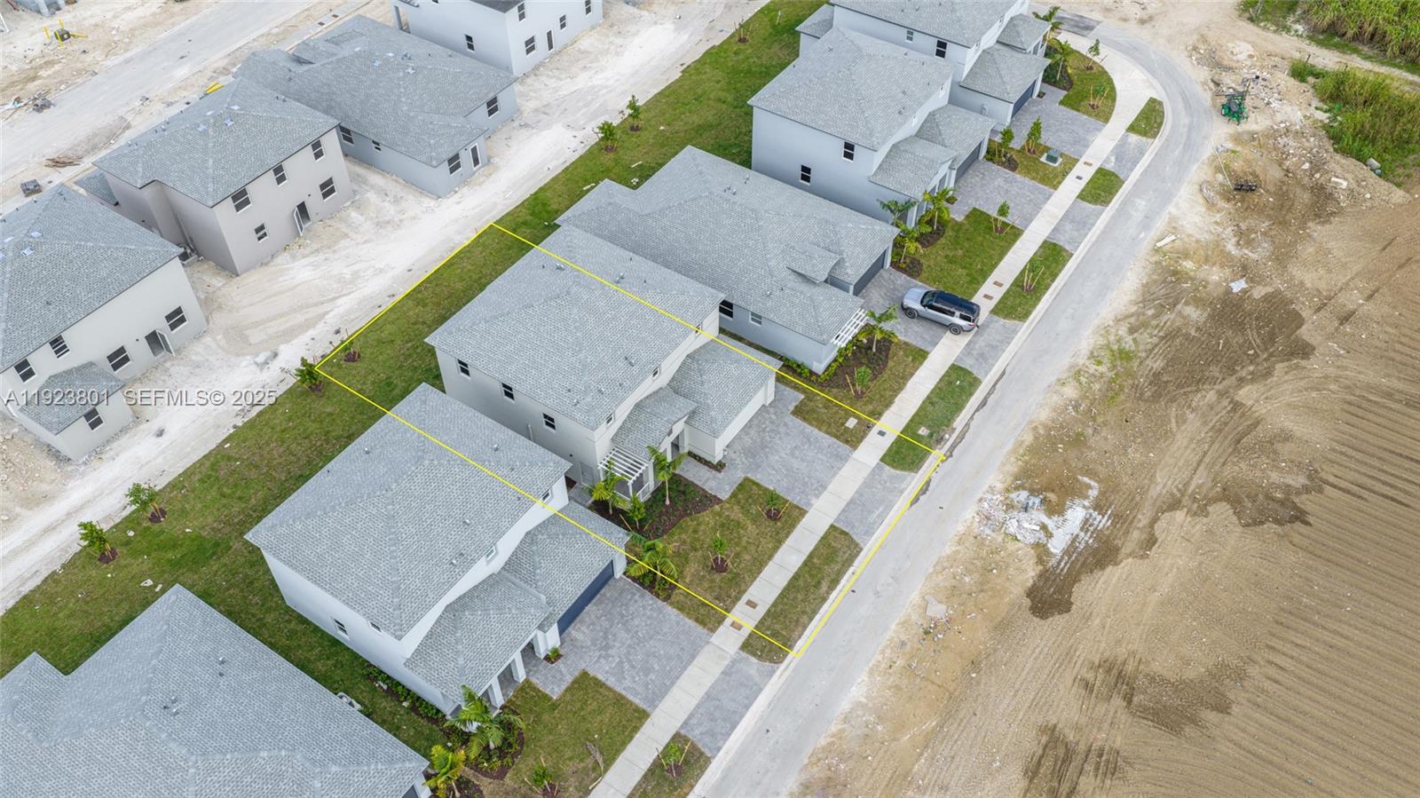 19431 Southwest 340th Street Homestead, FL 33034 - Photo 46 of 48 an aerial view of a house with a big yard and ocean view