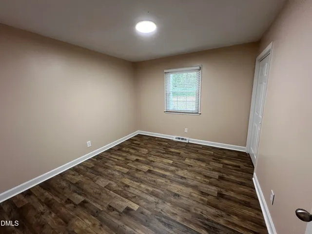 wooden floor in an empty room