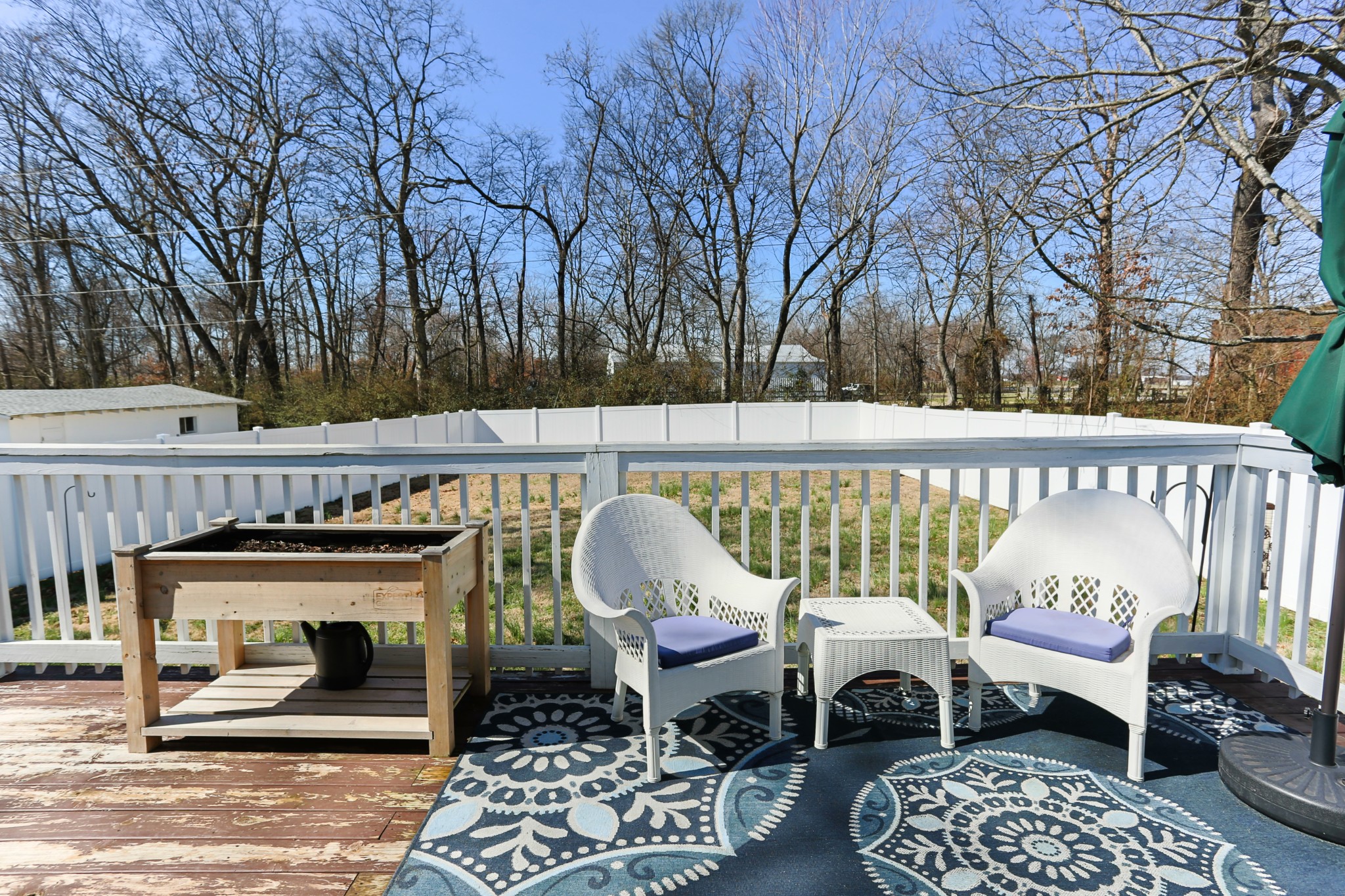 5288 Fred Perry Road Springfield, TN 37172 - Photo 31 of 36 a view of a chairs and tables in the back yard of the house