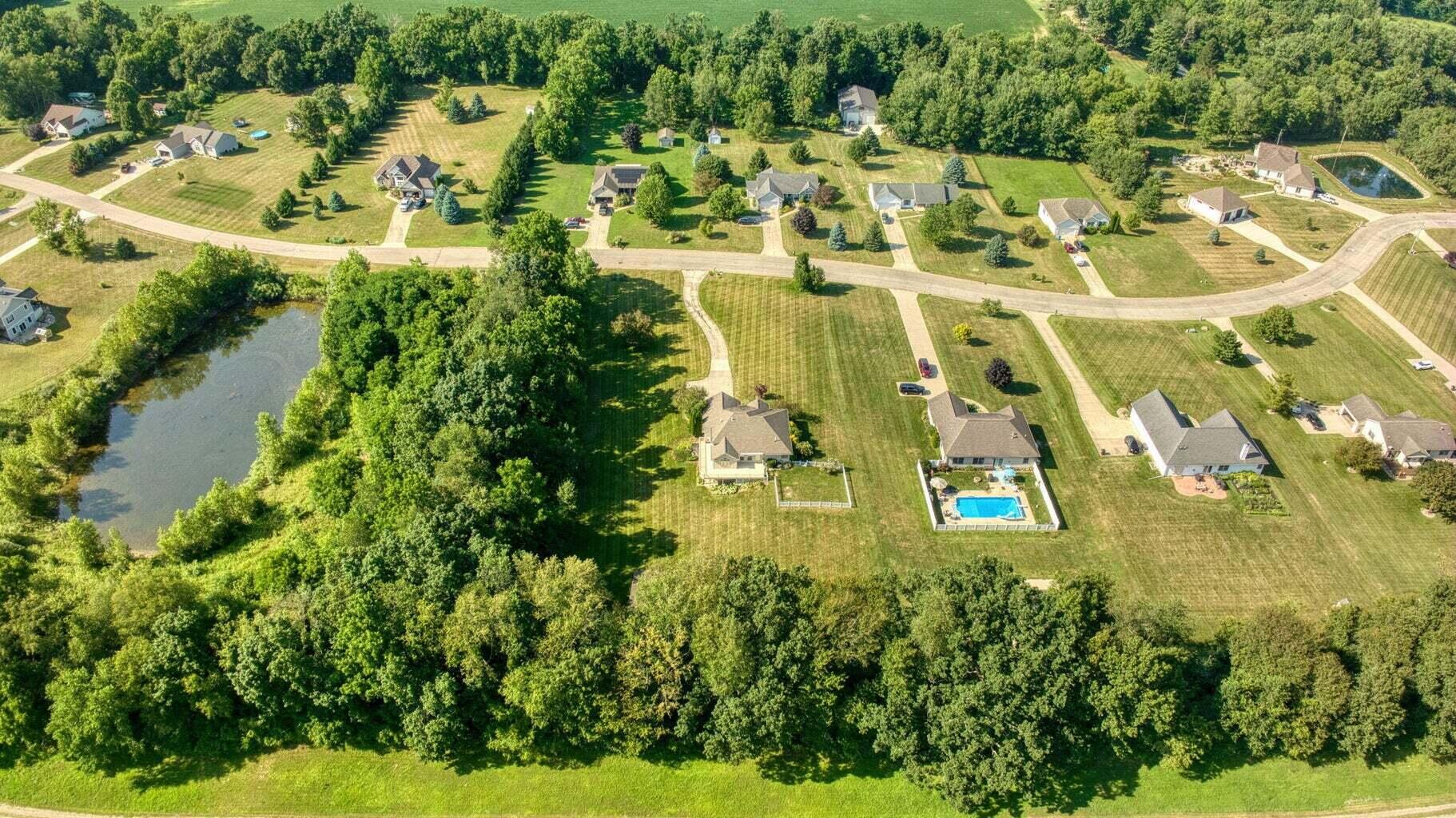V/l Lindsey Road Jackson, MI 49201 - Photo 6 of 6 lot aerial 4