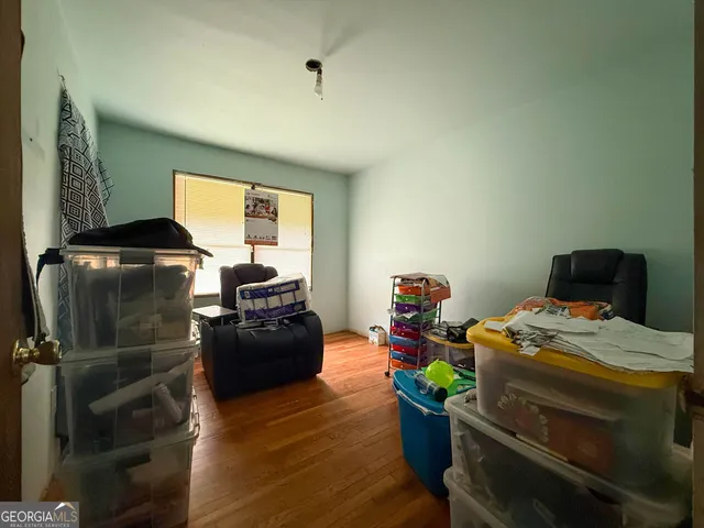 a room with storage and utility