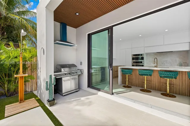 a bathroom with a shower and a toilet