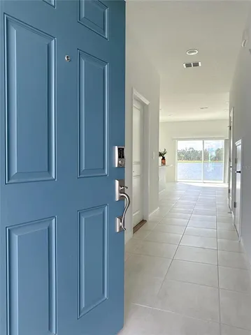 a view of front door