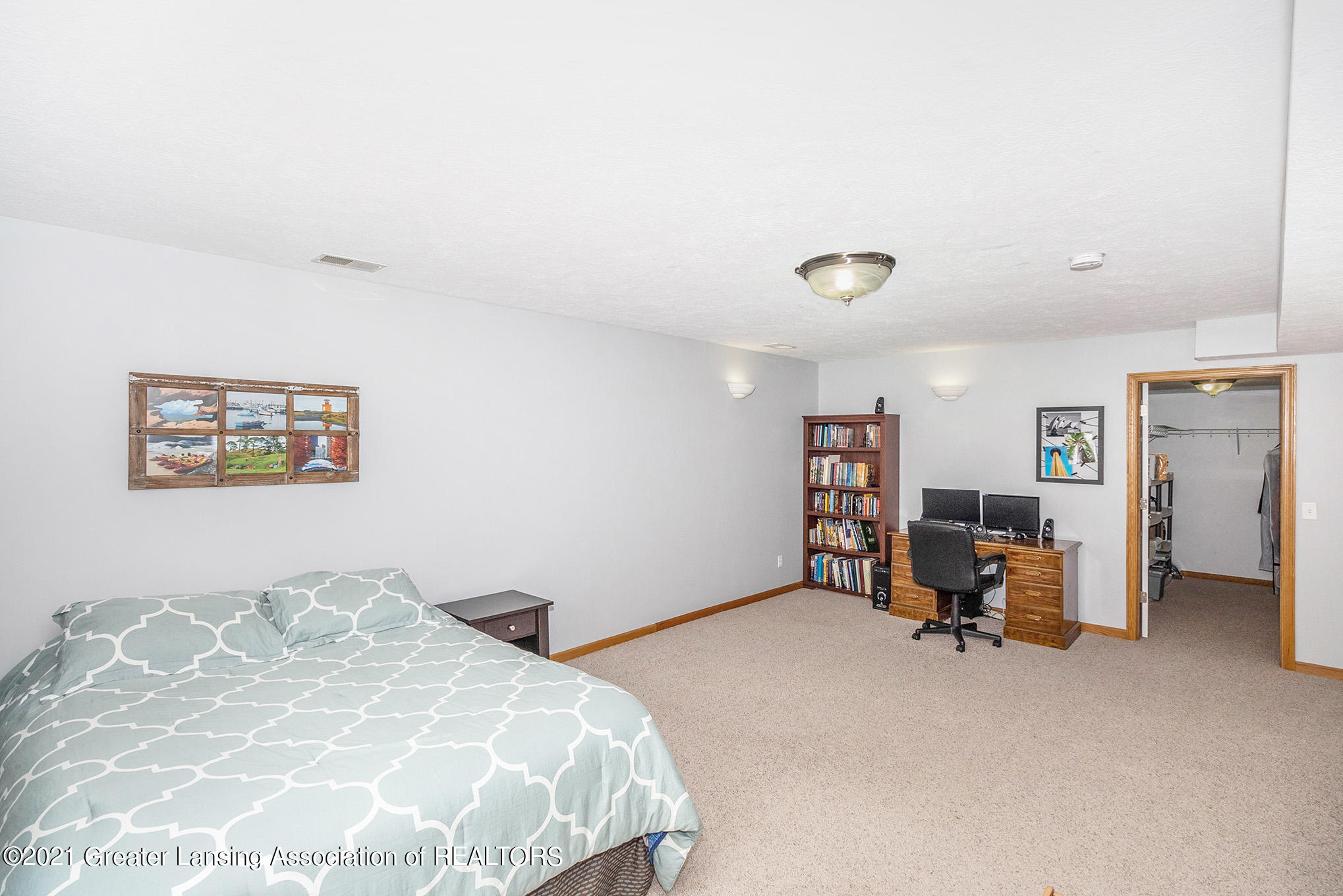 6360 Macadam Way Dimondale, MI 48821 - Photo 23 of 28 Lower level bedroom