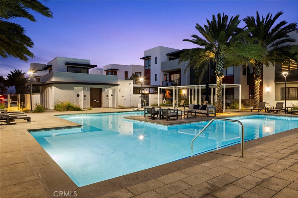 419 Transport Tustin, CA 92782 - Photo 50 of 58 a view of swimming pool with outdoor seating