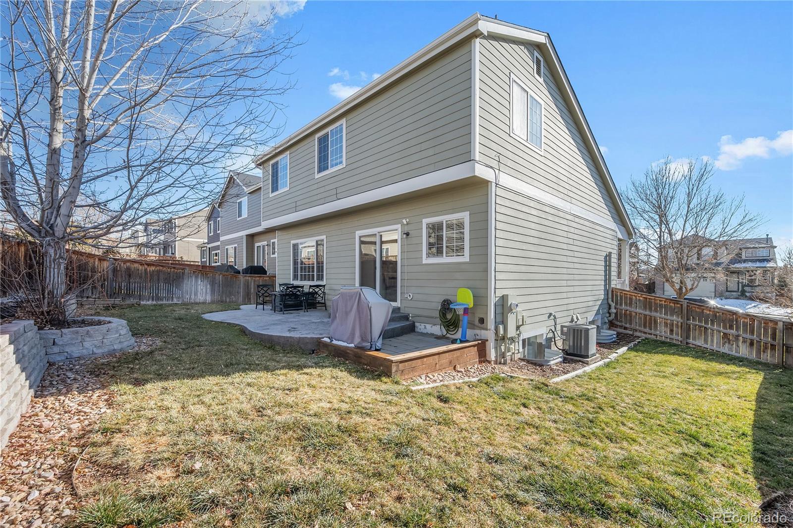 1201 Riddlewood Road Highlands Ranch, CO 80129 - Photo 35 of 36 a view of a house with backyard and sitting area
