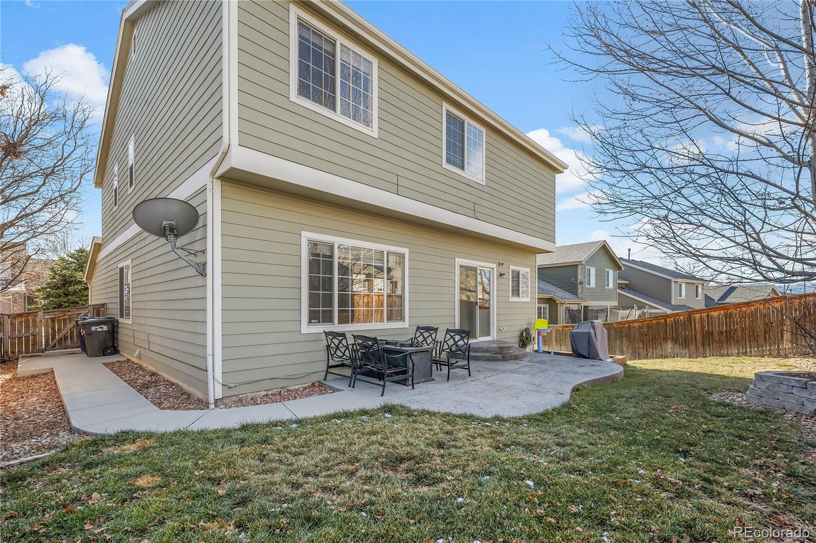 1201 Riddlewood Road Highlands Ranch, CO 80129 - Photo 36 of 36 a view of backyard of house with outdoor seating