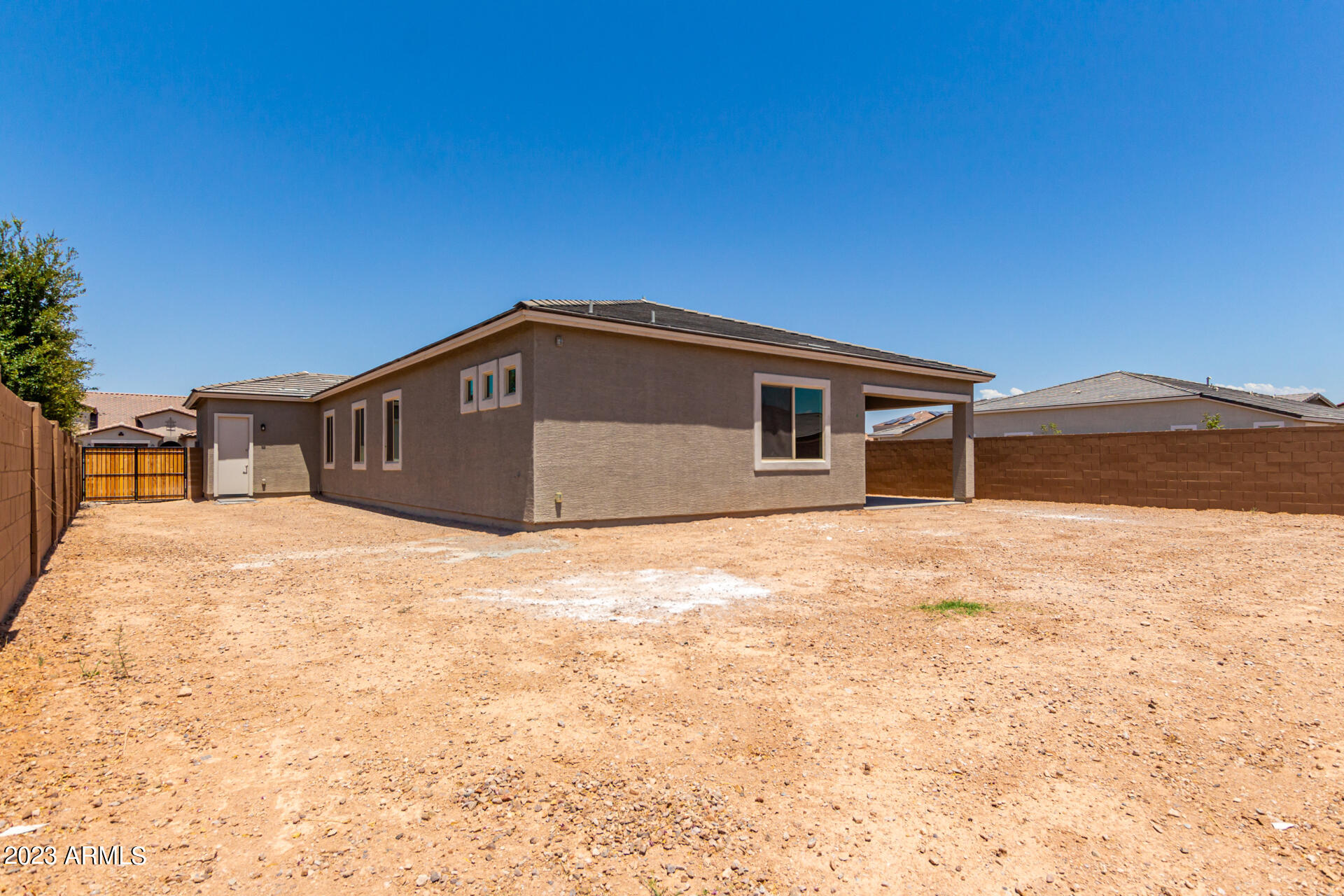 9983 Harvest Road Florence, AZ 85132 - Photo 21 of 23 Full yard view