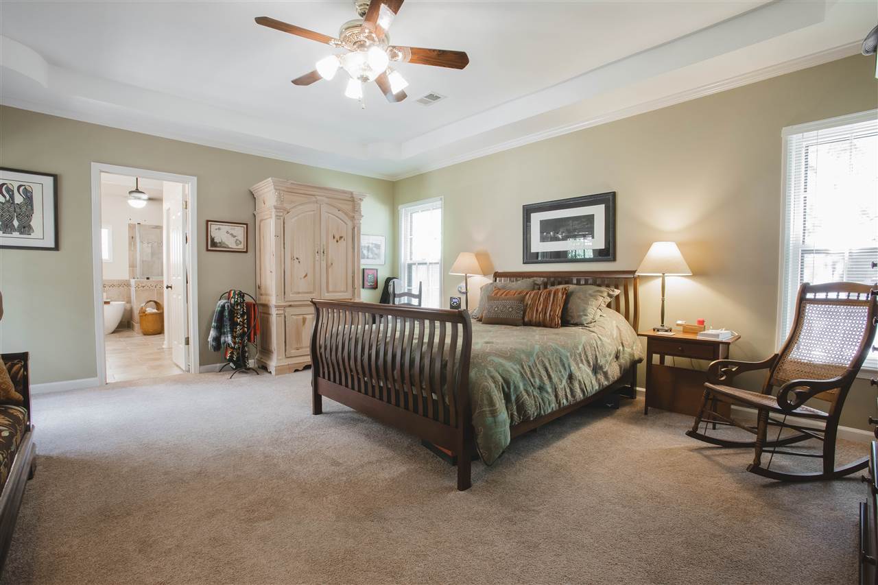 2186 Sunset Road Germantown, TN 38138 - Photo 11 of 25 First floor master large enough for all of your furniture. And private access to the patio.