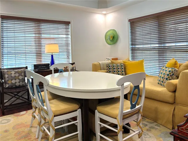 a view of a porch with furniture