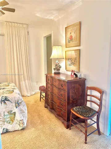 a bathroom with a shower curtain