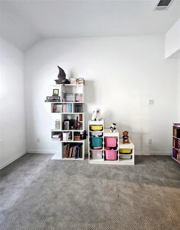 a view of a room with toys