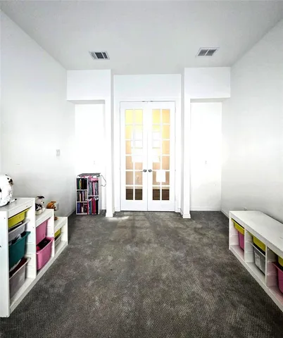 a room with storage and utility