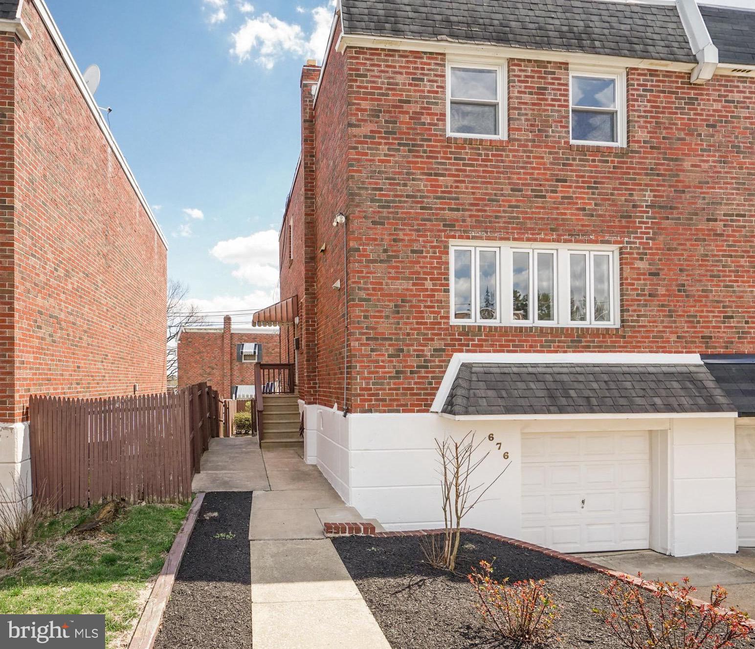 676 Renz Street Philadelphia, PA 19128 - Photo 1 of 36 Exterior Front with side walk to front door