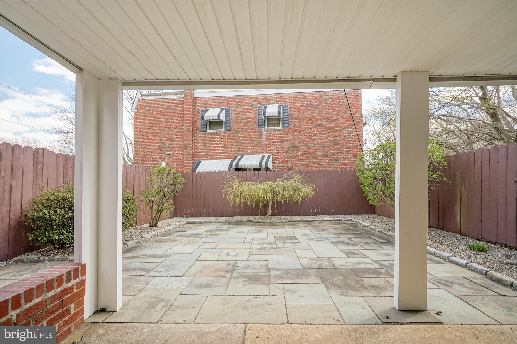 676 Renz Street Philadelphia, PA 19128 - Photo 34 of 36 Private backyard with beautiful flagstone pavers