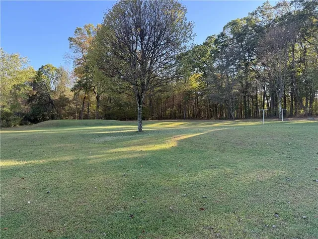 a view of a in the ground