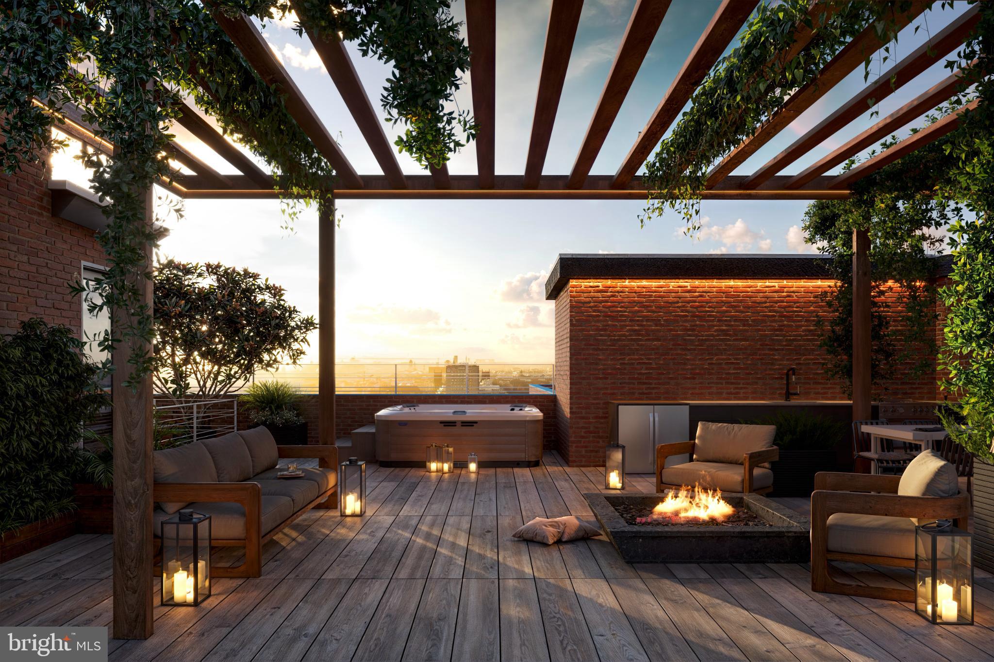 151 North 3rd Street Philadelphia, PA 19106 - Photo 5 of 6 a outdoor living space with furniture and wooden floor