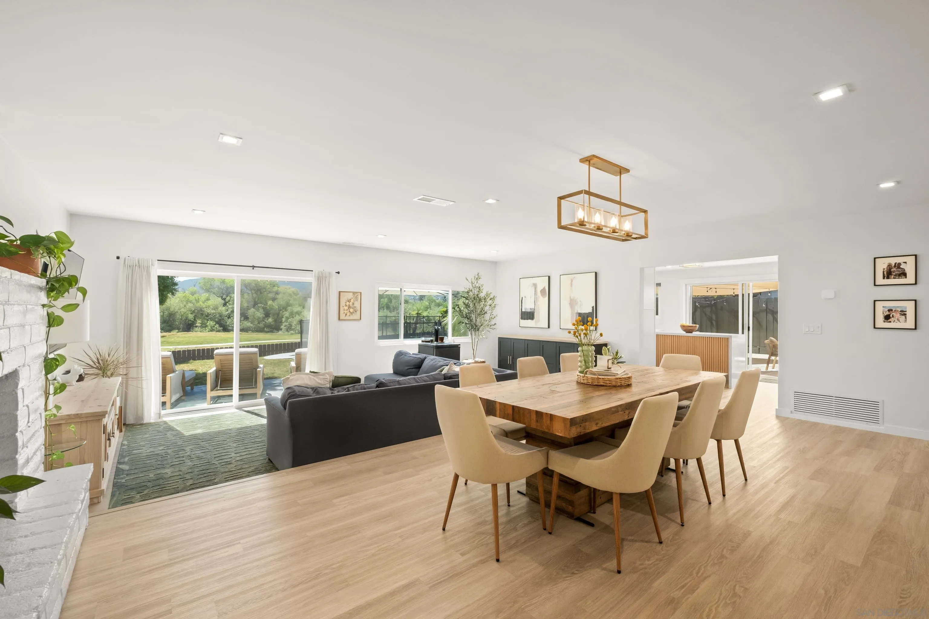 9081 Inverness Road Santee, CA 92071 - Photo 38 of 53 a view of a dining room with furniture window and outside view