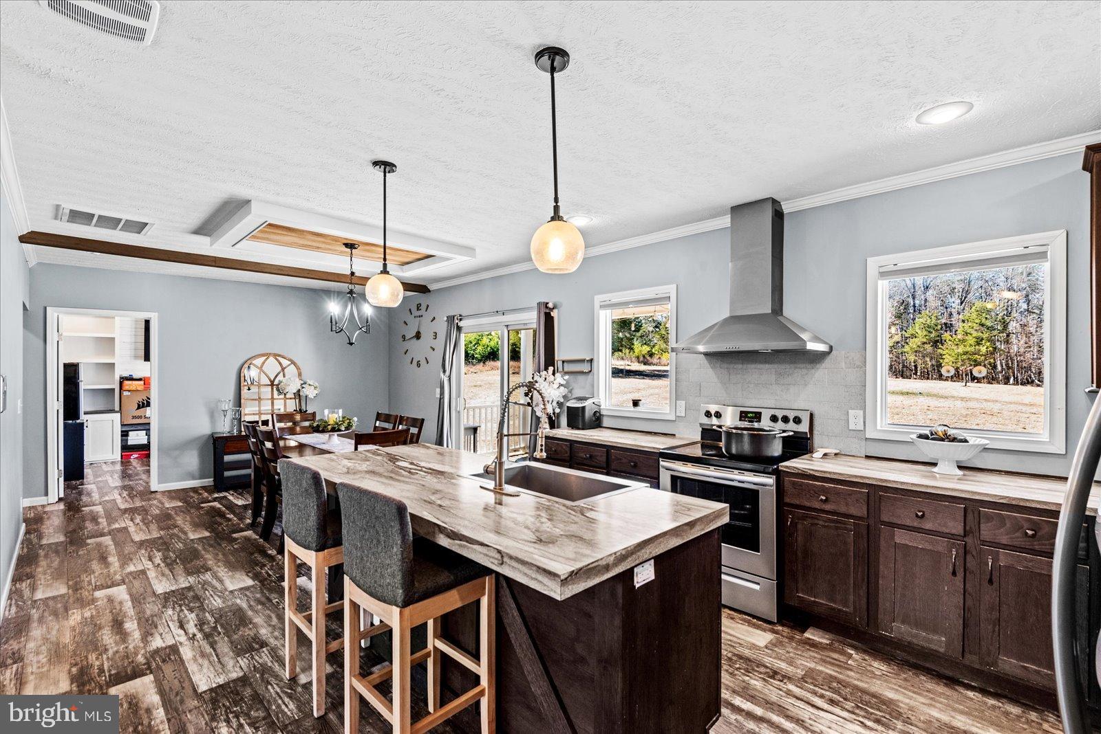 6600 Stubbs Bridge Road Spotsylvania, VA 22551 - Photo 12 of 37 Modern kitchen with inviting open layout.