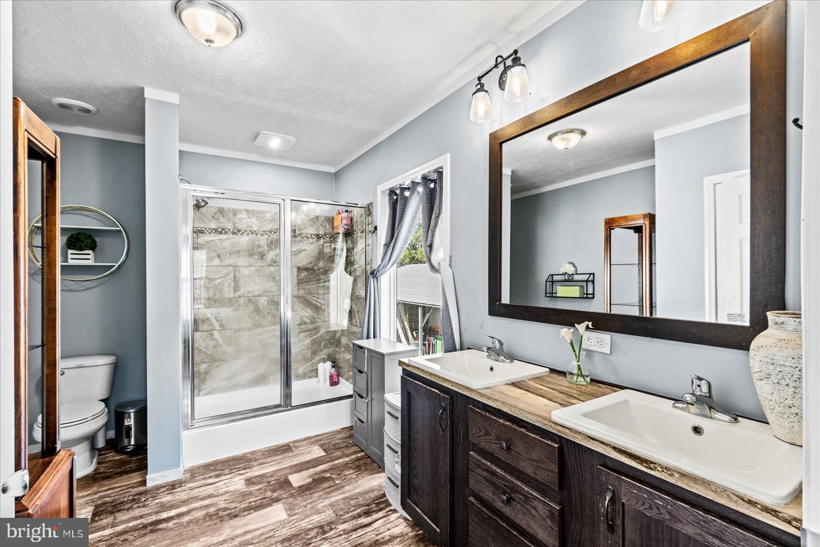 6600 Stubbs Bridge Road Spotsylvania, VA 22551 - Photo 18 of 37 Modern bathroom with elegant finishes.